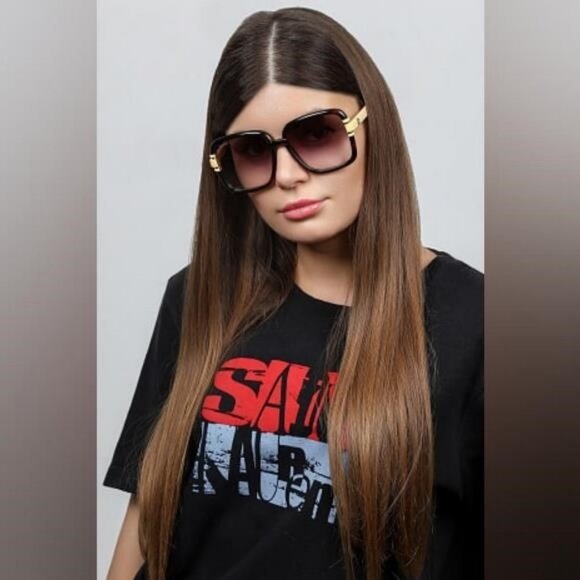 Gucci Tortoise and Yellow Sunglasses main image 9